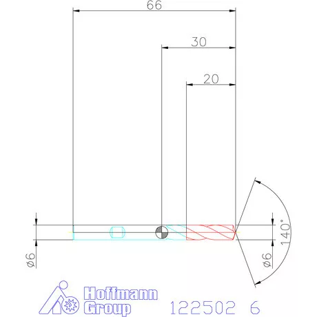 Holex Holex Pro Steel VHM fúró, Weldon DIN 6535 HB 6