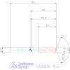 Holex Holex Pro Steel VHM fúró, Weldon DIN 6535 HB 9,6