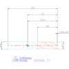 VHM fúró, hengeres szárral DIN 6535 HA 180° 17 mm