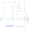 Holex Holex Pro Steel VHM fúró, Weldon DIN 6535 HB 19/32