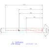 VHM-HPC fúró hengeres szárral DIN 6535 HA 16 mm