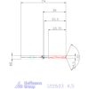 Garant VHM-HPC fúró Weldon DIN 6535 HB 4,5 mm