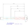 Holex VHM nagy teljesítményű fúró Weldon DIN 6535 HB 15,1 mm