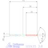 Holex VHM nagy teljesítményű fúró Weldon DIN 6535 HB 3,8 mm