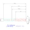 Holex VHM nagy teljesítményű fúró Whistle-Notch DIN 6535 HE 13,1 mm
