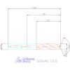 Holex VHM nagy teljesítményű fúró Whistle-Notch DIN 6535 HE 13,5 mm