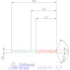 Holex VHM nagy teljesítményű fúró Whistle-Notch DIN 6535 HE 4,9 mm