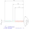 VHM nagy teljesítményű fúró Whistle-Notch DIN 6535 HE 5 mm