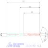 Holex VHM nagy teljesítményű fúró Whistle-Notch DIN 6535 HE 6,1 mm