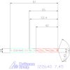Holex VHM nagy teljesítményű fúró Whistle-Notch DIN 6535 HE 7,45 mm