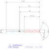 Garant VHM-HPC fúró Weldon DIN 6535 HB 11/32 mm