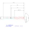 Garant VHM-HPC fúró Weldon DIN 6535 HB 13,5 mm