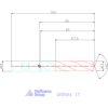 VHM-HPC fúró Weldon DIN 6535 HB 17 mm