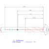 VHM-HPC fúró Weldon DIN 6535 HB 19 mm
