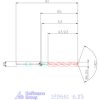 Garant VHM-HPC fúró Weldon DIN 6535 HB 6,05 mm