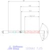 Garant VHM-HPC fúró Weldon DIN 6535 HB 7,25 mm