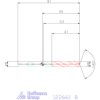 VHM-HPC fúró Weldon DIN 6535 HB 8 mm