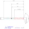 Garant VHM-HPC fúró Weldon DIN 6535 HB 9,05 mm
