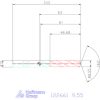 Garant VHM-HPC fúró Weldon DIN 6535 HB 9,55 mm