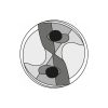 Garant VHM-HPC fúró Weldon DIN 6535 HB 3,2 mm