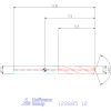 Holex Holex Pro Inox VHM nagy teljesítményű fúró hengeres szárral DIN 6535 HA 12 mm