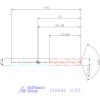 Holex Holex Pro INOX VHM nagy teljesítményű fúró hengeres szárral DIN 6535 HB 11,55 mm