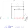Holex Holex Pro INOX VHM nagy teljesítményű fúró hengeres szárral DIN 6535 HB 8,3 mm
