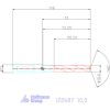 Holex Holex Pro INOX VHM nagy teljesítményű fúró hengeres szárral DIN 6535 HE 10,5 mm