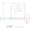 Holex Holex Pro INOX VHM nagy teljesítményű fúró hengeres szárral DIN 6535 HE 13,3 mm