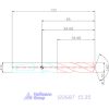 Holex Holex Pro INOX VHM nagy teljesítményű fúró hengeres szárral DIN 6535 HE 15,35 mm