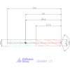 HOLEX Pro INOX VHM nagy teljesítményű fúró hengeres szárral DIN 6535 HE 17 mm