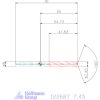 Holex Holex Pro INOX VHM nagy teljesítményű fúró hengeres szárral DIN 6535 HE 7,45 mm