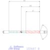 HOLEX Pro INOX VHM nagy teljesítményű fúró hengeres szárral DIN 6535 HE 8 mm