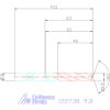 Garant VHM-HPC fúró Weldon DIN 6535 HB 9,8 mm