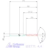 Holex VHM fúró, hengeres szárral DIN 6535 HA 4,4