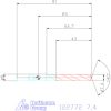 Holex VHM fúró, hengeres szárral DIN 6535 HB 7,4