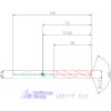 Holex Holex Pro Steel VHM fúró, Weldon DIN 6535 HB 11,3