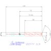 Holex Holex Pro Steel VHM fúró, Weldon DIN 6535 HB 11,9