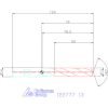 HOLEX Pro Steel VHM fúró, Weldon DIN 6535 HB 13