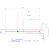 Holex Holex Pro Steel VHM fúró, Weldon DIN 6535 HB 19/32