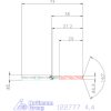 Holex Holex Pro Steel VHM fúró, Weldon DIN 6535 HB 4,4