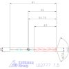 Holex Holex Pro Steel VHM fúró, Weldon DIN 6535 HB 7,5