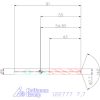 Holex Holex Pro Steel VHM fúró, Weldon DIN 6535 HB 7,7