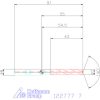 HOLEX Pro Steel VHM fúró, Weldon DIN 6535 HB 7