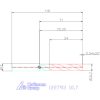 Garant VHM fúró, hengeres szárral DIN 6535 HA 180° 10,7 mm