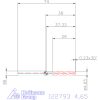 Garant VHM fúró, hengeres szárral DIN 6535 HA 180° 4,65 mm