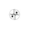 Garant VHM fúró-dörzsár piramis csúccsal DIN 6535 HA 11,98 mm