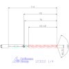 Garant VHM-HPC fúró Weldon DIN 6535 HB 1/4 mm