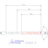 VHM-HPC fúró Weldon DIN 6535 HB 8 mm