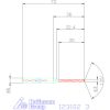 VHM-HPC fúró Weldon DIN 6535 HB 3 mm